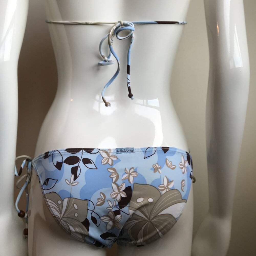 Billabong surf blue sky printed bikini top set - Picture 7 of 8